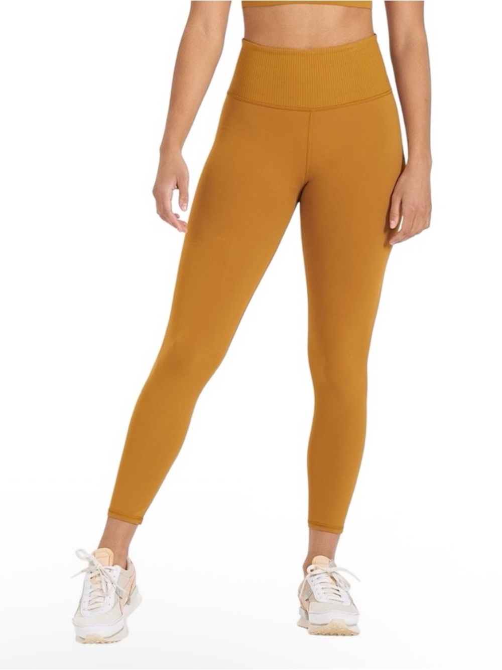 Vuori Rib Studio Legging Size XS DARK GOLDEN Women Performance Leggings *FLAW - Picture 3 of 12